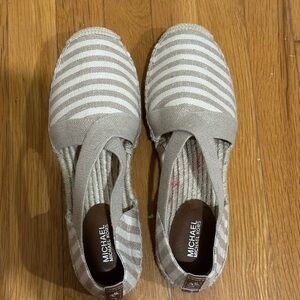 Michael Kors Cream Espadrille Flats